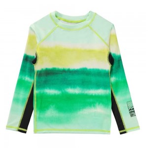 Aqua Green Molo Neptune LS Rash guards | KSA001104