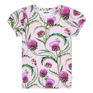 Artichoke Glow Girls' Molo Rimona T Shirts Tops | KSA000543