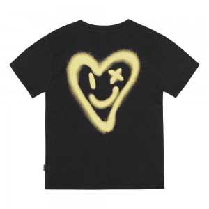 Black Boys' Molo Rodney T Shirts Tops | KSA000803