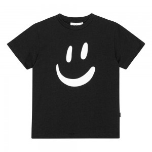 Black Boys' Molo Roxo T Shirts Tops | KSA000858