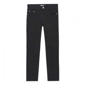 Black Denim Boys' Molo Aksel Pants & Jeans | KSA000670