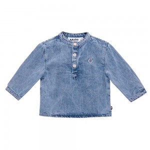 Bleach Denim Baby Boy Molo Enoz T Shirts Tops | KSA001415