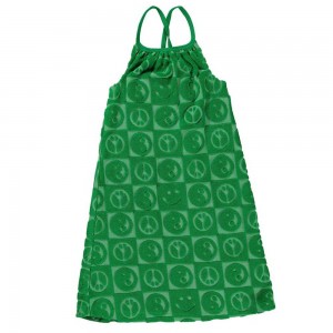 Bright Green Girls' Molo Charming Dresses | KSA000230