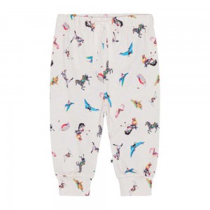 Carousel Mini Baby Girl Molo Simeon Pants Jeans | KSA001360