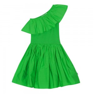 Classic Green Girls' Molo Chloey Dresses | KSA000225