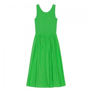 Classic Green Girls' Molo Corella Dresses | KSA000228