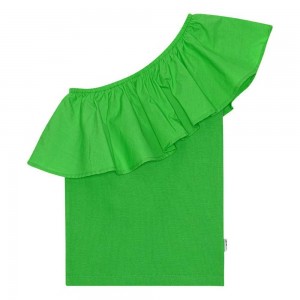 Classic Green Girls' Molo Rebecca T Shirts Tops | KSA000514