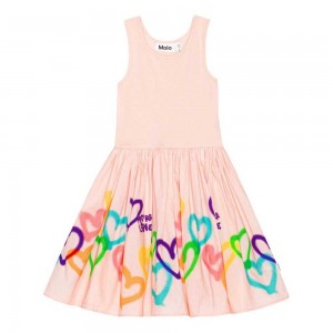 Colourful Hearts Girls' Molo Cassandra Dresses | KSA000227