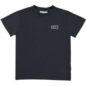 Dark Navy Boys' Molo Roxo T Shirts Tops | KSA000864