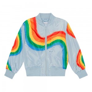 Diagonal Rainbow Molo Haliva Jackets & Coats | KSA000046