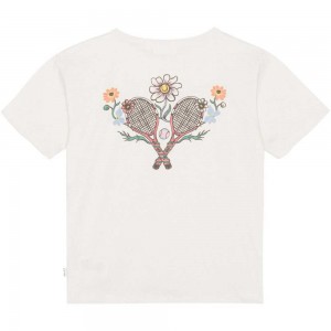 Floral Tennis Girls' Molo Riley T Shirts Tops | KSA000550