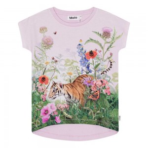 Garden Explore Girls' Molo Ragnhilde T Shirts Tops | KSA000537