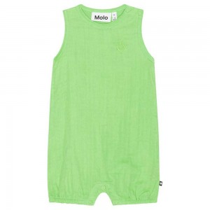 Grass Green Baby Boy Molo Forever Bodies Babysuits | KSA001247