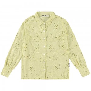 Green Tea Girls' Molo Runa Shirts | KSA000386