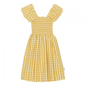 Honey Check Girls' Molo Cherisla Dresses | KSA000248