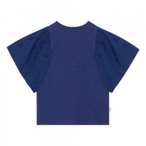 Ink Blue Girls' Molo Ritza T Shirts Tops | KSA000578