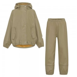 Khaki Green Molo Zet Rainwear | KSA000098