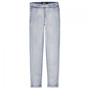 Light Washed Blue Girls' Molo April Pants & Jeans | KSA000377