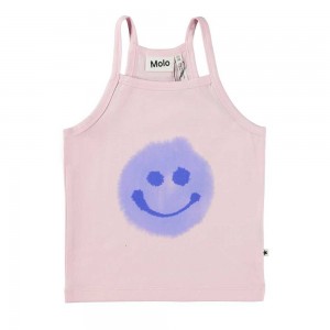 Lilac Smile Girls' Molo Ronja T Shirts Tops | KSA000594