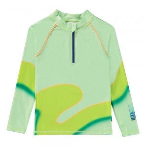 Lime Wave Molo Noble Rash guards | KSA001103