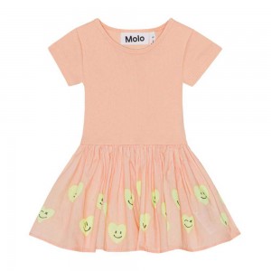 Line Of Hearts Baby Girl Molo Carin Dresses | KSA001315