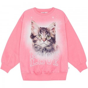 More Love Cat Girls' Molo Monti Sweatshirts Cardigans | KSA000479