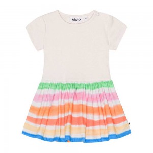 Multi Colours Baby Girl Molo Catja Dresses | KSA001306