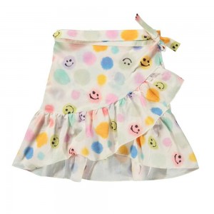 Painted Dots Girls' Molo Bina Skirts | KSA000202