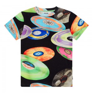 Records Dark Boys' Molo Ralphie T Shirts Tops | KSA000841