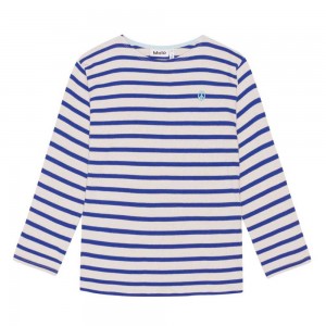 Reef Stripe Boys' Molo Rilder T Shirts Tops | KSA000795