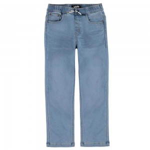 Soft Denim Blue Boys' Molo Augustino Pants & Jeans | KSA000677