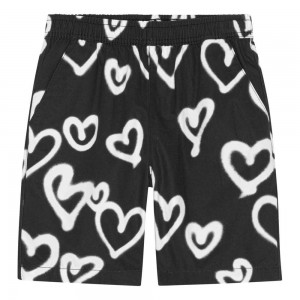 Sprayed Hearts Boys' Molo Avart Shorts | KSA000696