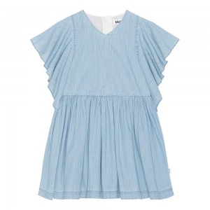 Summer Wash Indigo Girls' Molo Christiana Dresses | KSA000283