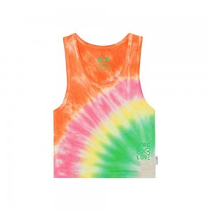 Tie Dye Joy Girls' Molo Rippi T Shirts Tops | KSA000503