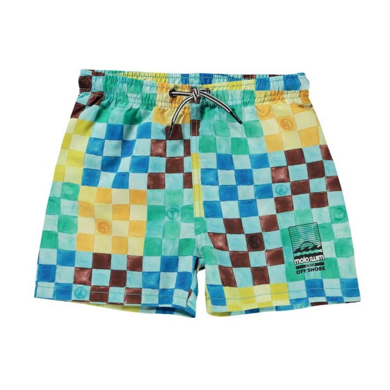 Big Check Molo Niko Swimshorts | KSA001105