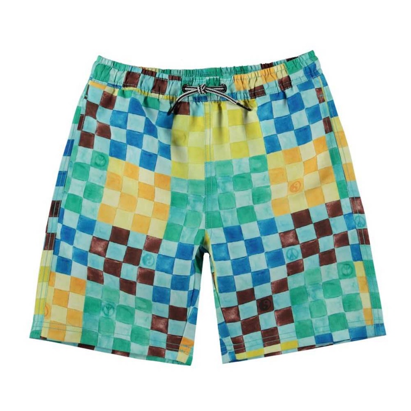 Big Check Molo Nilson Swimshorts | KSA001107