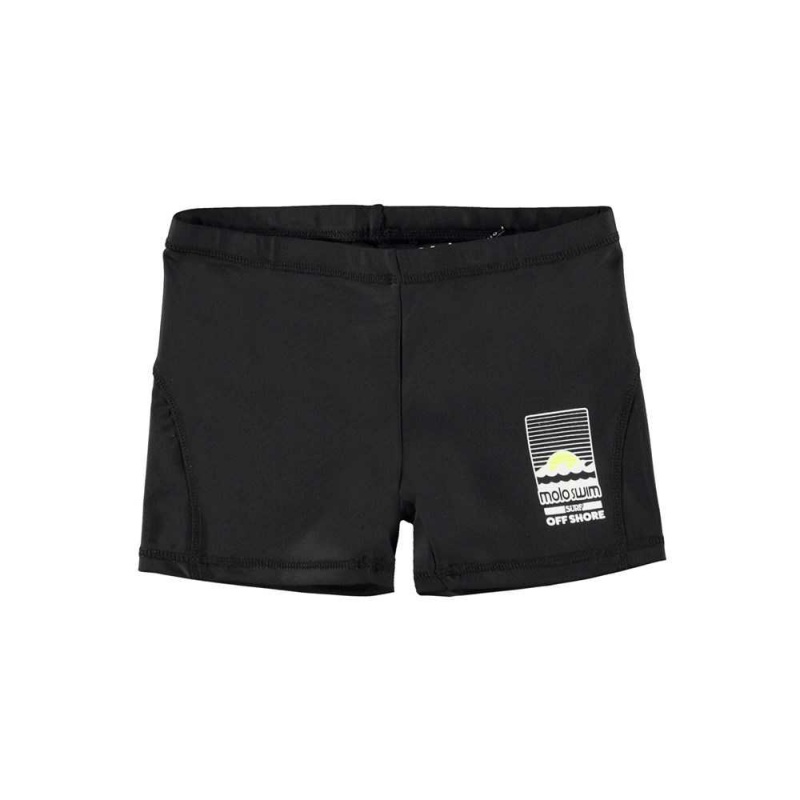 Black Molo Norton Solid Swimshorts | KSA001161