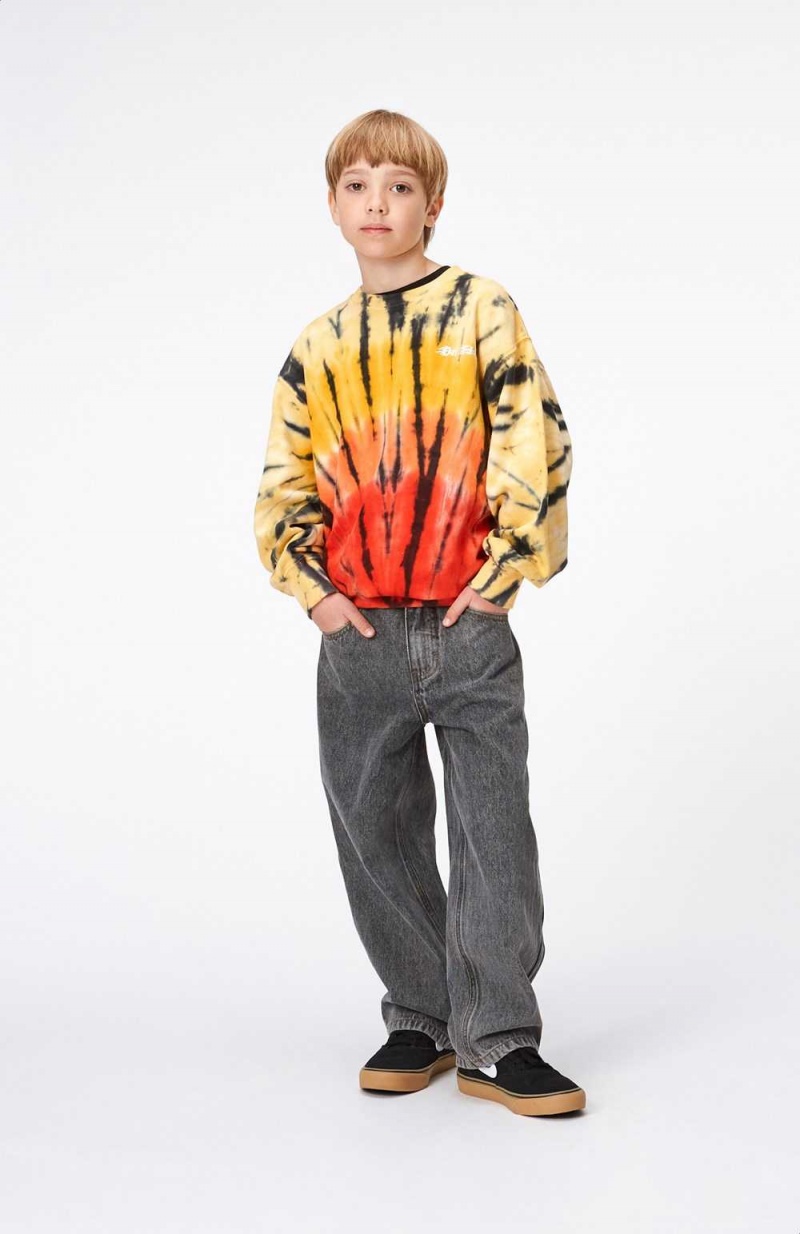 Black Washed Boys' Molo Aska Pants & Jeans | KSA000668