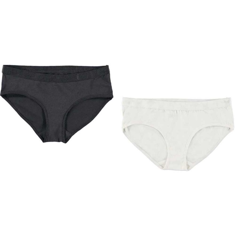 Black White Girls\' Molo Jana 2-Pack Underwear Nightwear | KSA000622