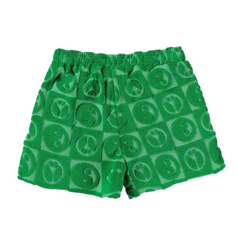 Bright Green Girls' Molo Angel Shorts | KSA000408