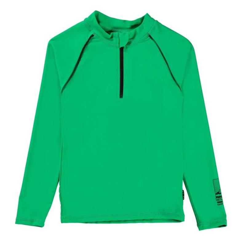 Bright Green Molo Noble Rash guards | KSA001071