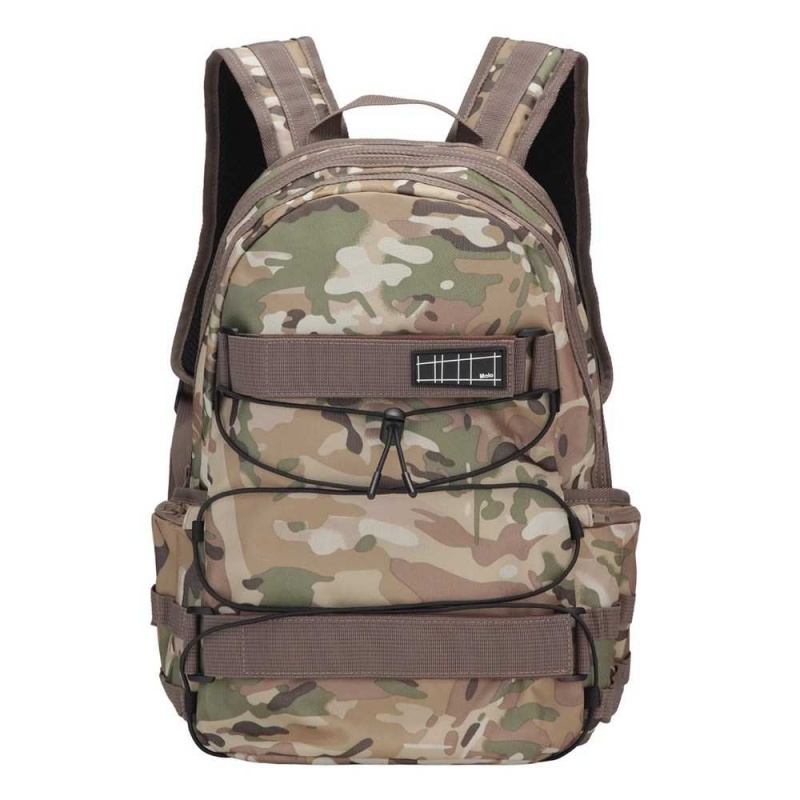 Camouflage Molo Skate Backpack Bags | KSA000897