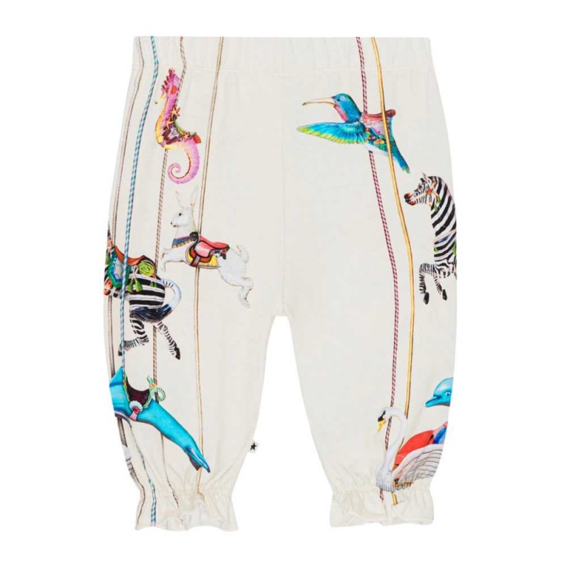 Carousel Pants Baby Girl Molo Selena Pants Jeans | KSA001361