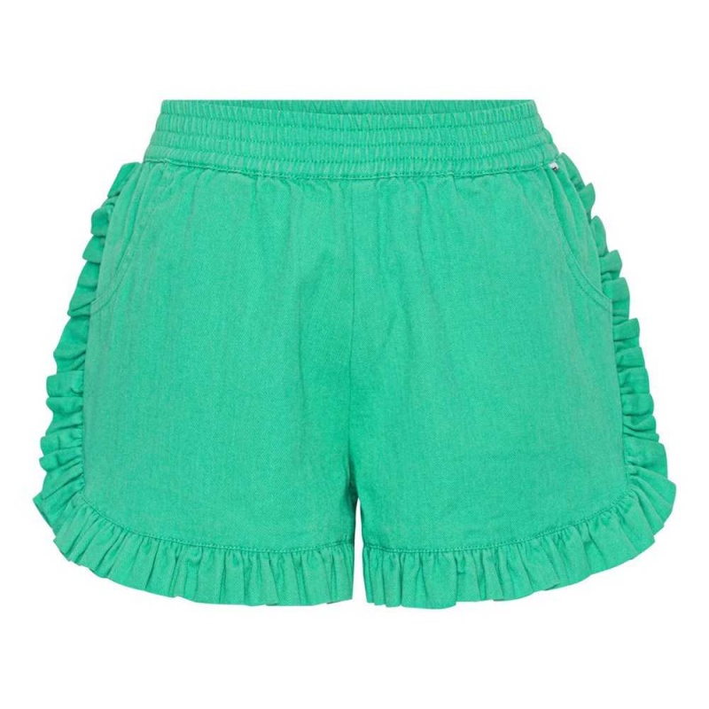 Chalk Green Girls\' Molo Acacia Shorts | KSA000425