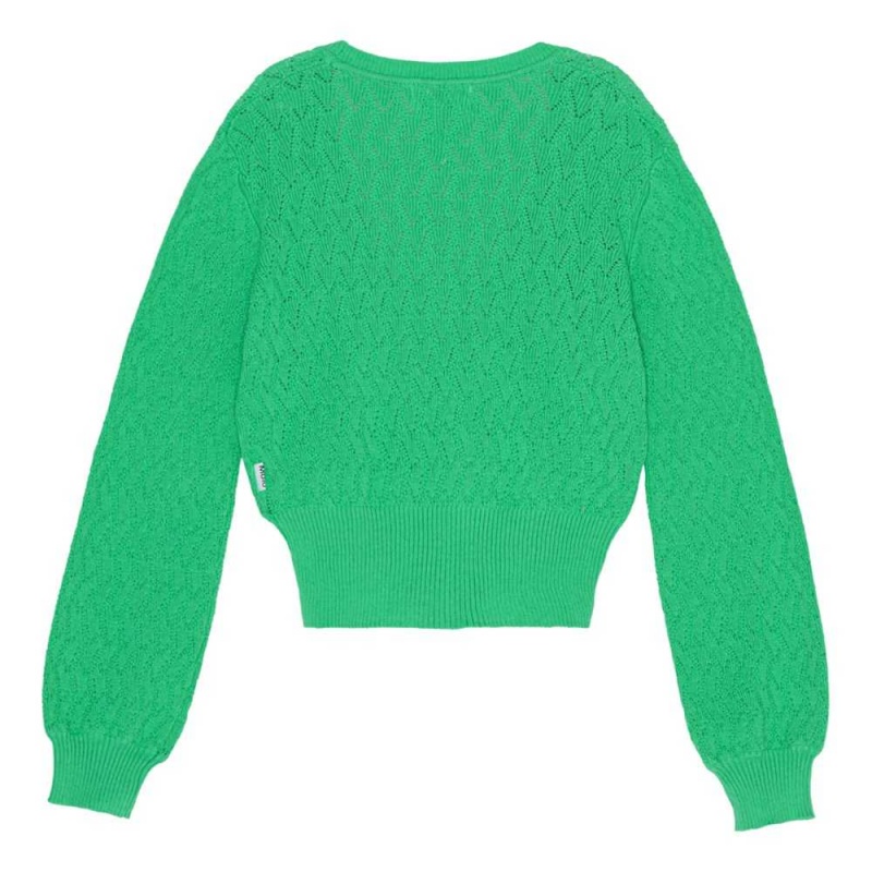 Chalk Green Girls' Molo Glory Sweatshirts Cardigans | KSA000310