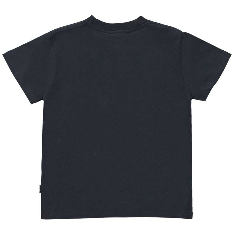 Dark Navy Boys' Molo Roxo T Shirts Tops | KSA000864