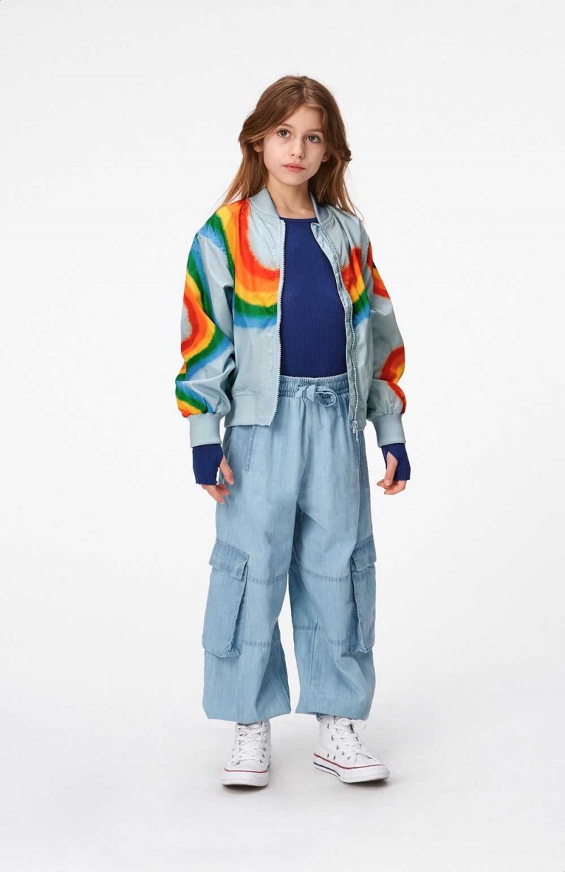 Diagonal Rainbow Molo Haliva Jackets & Coats | KSA000046