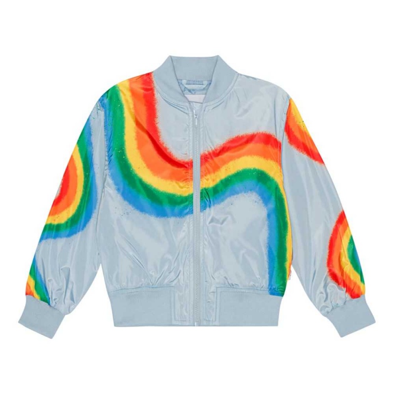 Diagonal Rainbow Molo Haliva Jackets & Coats | KSA000046