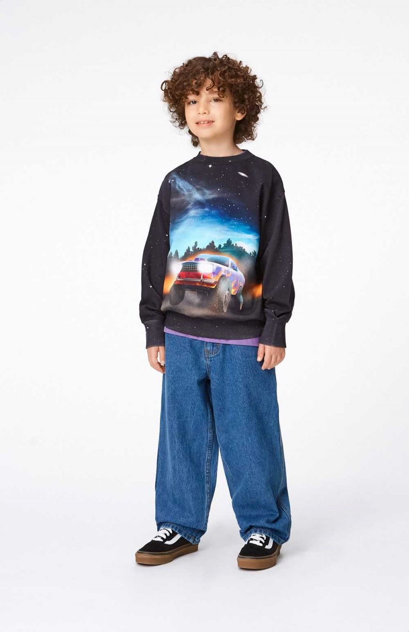 Flame Car Boys' Molo Mattis Sweatshirts Cardigans | KSA000761