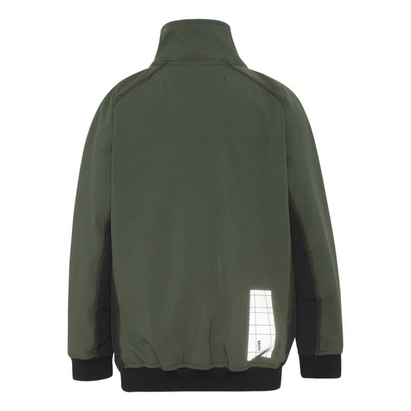 Forest Block Molo Cloudy Fleece Softshell | KSA000141